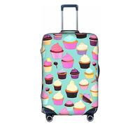 DJnni Golden Retrievers Housse de protection pour boîte de voyage, housse de valise, housse de protection pour valise de 45,7 à 81,3 cm, Motif cupcake., L