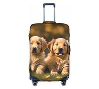DJnni Golden Retrievers Housse de protection pour boîte de voyage, housse de valise, housse de protection pour valise de 45,7 à 81,3 cm, Golden Retriever Dogs Chiots, XL