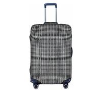 DJnni Housse de protection pour boîte de voyage, carte de la Grèce, housse de valise, housse de protection pour valise de 45,7 à 81,3 cm, Plaid gris., L