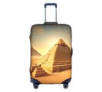 DJnni Housse de protection pour boîte de voyage - Dorée et noire - Pour valise de 45,7 à 81,3 cm, Pyramide égyptienne dans le désert, XL