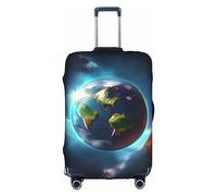 DJnni Housse de protection pour boîte de voyage Happy Valentine, housse de valise, housse de bagage de voyage, protection de valise pour 45,7 à 81,3 cm, Planète, M