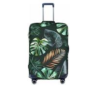 DJnni Housse de protection pour boîte de voyage Monarch Butterflies - Pour valise de 45,7 à 81,3 cm, Feuilles tropicales., M
