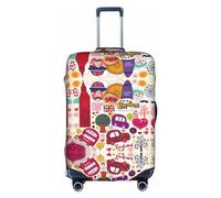 DJnni Housse de protection pour boîte de voyage Motif carte des constellations étoilées 45,7 à 81,3 cm, Journal scolaire en anglais, XL