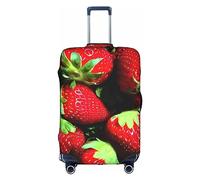 DJnni Housse de protection pour boîte de voyage Père Noël, housse de valise, housse de protection pour valise de 45,7 à 81,3 cm, Motif fraise., S