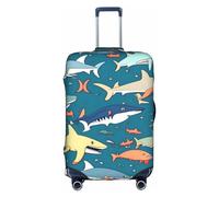 DJnni Housse de protection pour boîte de voyage Shark Sailing - Pour valise de 45,7 à 81,3 cm, Shark Sailing, Small