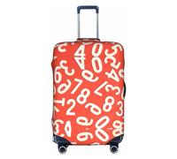 DJnni Housse de protection pour valise de voyage avec hibou, lapin, oiseaux, renard, 45,7 à 81,3 cm, Numbers Arts, L