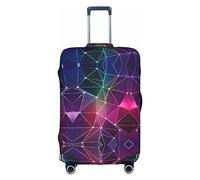 DJnni Housse de protection pour valise de voyage rouge vin rouge 45,7 à 81,3 cm, Constellation galaxie rouge, S