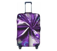 DJnni Housse de protection pour valise de voyage rouge vin rouge 45,7 à 81,3 cm, Fleur Tie Dye Violet, L
