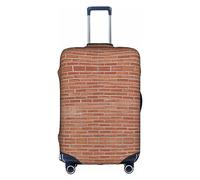 DJnni Housse de protection pour valise de voyage rouge vin rouge 45,7 à 81,3 cm, Texture murale en brique rouge., XL