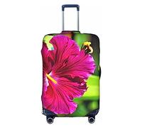 DJnni Housse de protection pour valise, valise de 45,7 à 81,3 cm, Fleur d'hibiscus, L