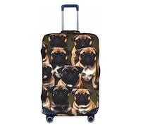 DJnni Housse de protection pour valise, valise de 45,7 à 81,3 cm, Imagen De Pug-standard, L