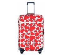 DJnni Lot de 2 housses de protection pour boîte de voyage, housse de valise, housse de protection pour valise de 45,7 à 81,3 cm, Cœur Amour, L