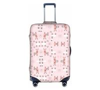 DJnni Lot de 2 housses de protection pour boîte de voyage, housse de valise, housse de protection pour valise de 45,7 à 81,3 cm, Lama., L