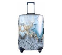 DJnni Lot de 2 housses de protection pour boîte de voyage, housse de valise, housse de protection pour valise de 45,7 à 81,3 cm, Marbre., L