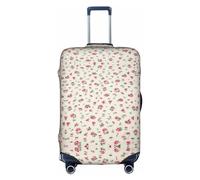 DJnni Lot de 2 housses de protection pour boîte de voyage, housse de valise, housse de protection pour valise de 45,7 à 81,3 cm, Jolie cerise rouge., M