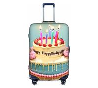 DJnni Sharks Housse de protection nautique pour valise de voyage 45,7 à 81,3 cm, Big Cake Happy Birthday, L