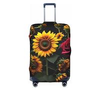 DJnni The Underwater World Housse de protection pour valise Motif poissons tropicaux 45,7 à 81,3 cm, Rose tournesol, S