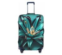 DJnni The Underwater World Housse de protection pour valise Motif poissons tropicaux 45,7 à 81,3 cm, Lys bleu sarcelle, S