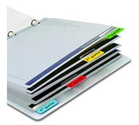 3L Index repositionnables semi-rigides 40 mm coloris assortis - sachet de 48 G