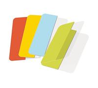 3L Onglets d'indexation adhésifs 10532 – 12x40 mm double-face permanent, couleurs assorties, lot 24