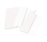 Djois, 10533 - Lot de 24 Onglets d’Indexation Adhésifs Twin Tab Double Face 12 x 40 mm - Permanents, Ultra Résistants, Inscriptibles des Deux Côtés - Blanc