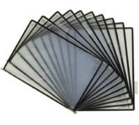 Djois, 114507 - Porte-documents Pochettes à pivots antimicrobien Tarifold, compatible supports métal - usage hôpitaux, bureaux et usines - A4, Noir, Lot de 10