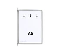 Djois, 115000 - Pochettes pivotantes, Tarifold, A5, Portrait, Gris, 10 pièces, Système d'affichage, Pratique, Durable, Fabriqué en France, Accessoire de bureau, Organisation, Rangement