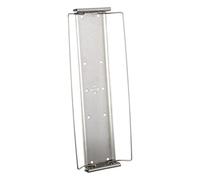 Djois, 214003 - Support Mural Inox Vide pour 10 Poches A4 - Acier Inoxydable, Robuste 4 Butées Latérales Angle Inclinable - Tarifold Affichage Documents, Horeca, Industrie