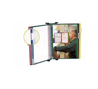 Djois, 413104 - Système d'affichage mural en métal Tarifold, A3, 10 pochettes, Jaune, 1 pièce, Protège, Organise, Documents, Accès immédiat, Extensible, Fabriqué en France, Écologique, Recyclable