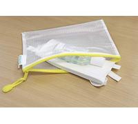 Tarifold Pochettes à zip A5 – Couleur jaune – Sachet de 8 – G