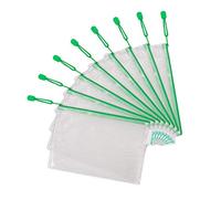 Tarifold Pochettes plastiques transparentes A5 509025 – Lot de 8, fermeture éclair Vert