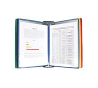 Djois, 920309 - Présentation Mural Pro A4, PVC, 10 Poches, Assorties | Dos Magnétique, Fixation Magnétique des Poches, PVC Antireflet, pour Industrie et Entrepôts