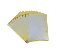 Djois, 924014 - Pochette Pivotante Easy Load Tarifold Pro, A4, PP, Jaune, 10 Pièces, Ouverture Facile, Matériaux Durables, Garantie 10 Ans, Fabriqué en France, Éco-responsable, 98% Recyclable