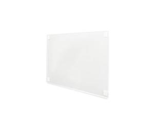 Djois - 930012 - Lot de 2 Porte-Affiches Acrylique Adhésif Permanent A3-100% Transparent, Ouverture Facile Easy Grip - pour Menus, Consignes, Horaires et Affichage Professionnel - 2 Pièces