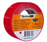 Djois by Tarifold Fr 197703- Ruban de marquage au sol PVC, largeur 50 mm, longueur 33 m -Vinyle 150µ, Rouge