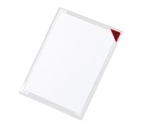 Tarifold Pochettes plastiques adhésives A5 FR 195770 Kang Easy Clic coin rouge – Pack 5