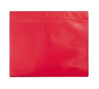 Djois - Lot de 10 supports d'identification logistique magnétique, A4, paysage, rouge, haute qualité, PVC, couleurs ISO, gestion LEAN, intérieur, fabriqué en France, anti-éblouissement