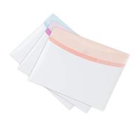 DJOIS made by Tarifold Fr 510199 -Pack de 6 Pochettes plastique A5 Enveloppes avec Fermeture Scratch- Color Dream, Assorties Pastel