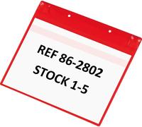 DJOIS Pochette d'identification Neodym 170113 A4 rouge 5 pcs/paquet