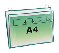 Djois, Tariffold 340005 Lot de 5 porte-documents A4 Vert Idéal pour le stockage de documents et de masse, gain de temps, bureau, atelier, fabriqué en français, solide et pratique