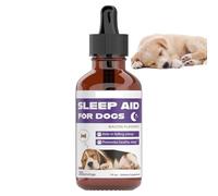 Djowyh Aide au sommeil pour chien | Gouttes apaisantes pour chiots en cas de stress, aide à l'endormissement naturelle pour les chiens en cas de stress, de séparation, d'entraînement et de voyage