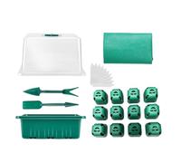 Djowyh Bac à Germination végétale - Mini Serre avec Capot d'humidité - Kit de démarrage pour la Culture des en intérieur - Multiplication de Parterre - pour Le Jardinage