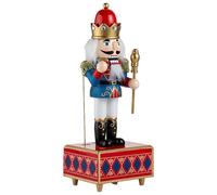 Djowyh Boîte à Musique de Noël pour - Boîte à Musique Casse-Noisette en Bois de Table - Décor Bureau pour Artisans Amateurs Étagère Chevet Table Toilette Collectionneurs - Décorateurs