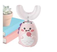 Djowyh Brosse à dents électrique en U pour - Avec minuterie et 3 modes - Brosse de nettoyage des dents portable - Pour les trajets, les dortoirs, les hôtels, les écoles, les filles