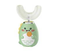 Djowyh Brosse à dents électrique pour en forme de U - Avec minuterie et 3 modes - Brosse de nettoyage portable - Pour les trajets en ville, dortoir, hôtel, école, filles