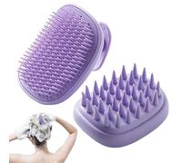 Djowyh Brosse de massage du cuir chevelu, brosse de massage du cuir chevelu | Brosse de massage de la tête en silicone - Brosse à cheveux exfoliante douce et confortable pour le cuir chevelu - Peigne