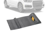 Djowyh Butée de stationnement | Tapis de stationnement pour véhicules | Positionneur de pneu antidérapant pour moto, chariot de golf, remorque, camion, voiture, allée
