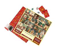 Djowyh Calendrier de l'Avent de Noël Puzzle | 1000 pièces Activités Défis Festives Décoration de la Maison - Temps de Noël Puzzles Compte à rebours | Pour Adultes Femmes Hommes Adolescents Amoureux Et