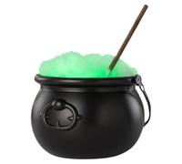 Djowyh Chaudron de Sorcière - Grand Chaudron Bol De Sorcière Décoratif | Bol Décoratif avec Lumière 7 Couleurs et Télécommande pour Accessoires de Jardin Porche Table Salon Cuisine Intérieur et