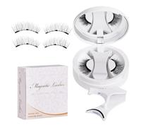 Djowyh Cils Magnétiques Naturels | Faux Cils avec Applicateur | Magnétiques Réutilisables à Effet Lifting Naturel pour Utilisation Quotidienne et Cosplay pour un Regard Magnétique